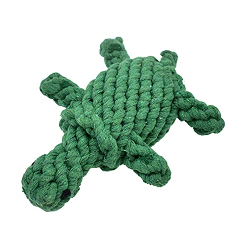 Hemobllo Zubehör Für Die Hundereinigung Hundespielzeug Lehrreich Kauen Backenzähne Baumwolle Schildkröte Haustier Kauspielzeug Für Hunde Green von Hemobllo