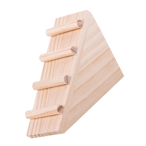 Hemobllo dekorative Hamsterleiter Und Tierhaushamster Klettern verstecken Hamster -Versteck Hamster hamsterspielzeug pet Care Toy Hamsterhausleiter Rattenleiter aus Holz von Hemobllo