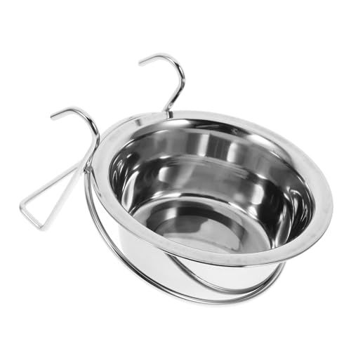 Hemobllo hängender Hundenapf Hundenäpfe Futternäpfe für Haustiere Futternapf für Hunde groß modern Heimtierbedarf Katzenfutterbecken Welpenschale Rostfreier Stahl Silver Hemobllo hängender Hundenapf Hundenäpfe Futternäpfe für Haustiere Futternapf für Hunde groß modern Heimtierbedarf Katzenfutterbecken Welpenschale Rostfreier Stahl Silver von Hemobllo