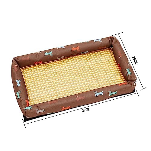 Hemobllo hundebett Matte Kühlmatte für Hunde Artikel gemütlich Pads hundekissen abwaschbar kühlmatten für Haustiere katzenhöhle Sommerkühlmatte für Haustiere Haustier -Sommermatte Brown Hemobllo hundebett Matte Kühlmatte für Hunde Artikel gemütlich Pads hundekissen abwaschbar kühlmatten für Haustiere katzenhöhle Sommerkühlmatte für Haustiere Haustier -Sommermatte Brown von Hemobllo