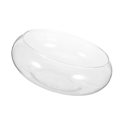 Hemobllo hydroponische Pflanzenvase Besonderheit Sukkulenten drinnen klein Schüssel Rundes Aquarium aus Glas Bonsai-Pflanzgefäße Büro-Aquarium klarer Fischhalter Transparent Hemobllo hydroponische Pflanzenvase Besonderheit Sukkulenten drinnen klein Schüssel Rundes Aquarium aus Glas Bonsai-Pflanzgefäße Büro-Aquarium klarer Fischhalter Transparent von Hemobllo