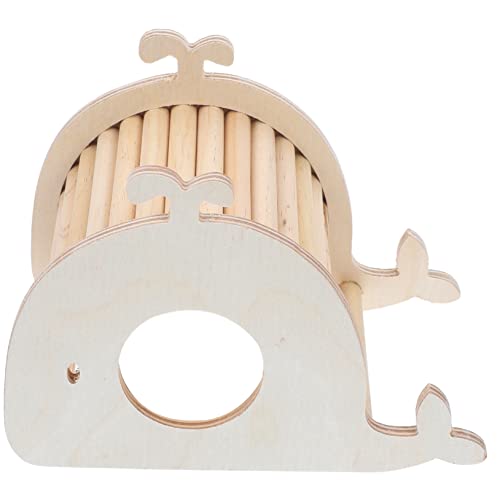 Hemobllo meerschweinchen versteck Hamster brücke Hamster Hamster Klettergerüst Hamster Versteckmöglichkeit Hamster verstecken Haustiere Mini Haustier holznest beißen- Nest hölzern von Hemobllo
