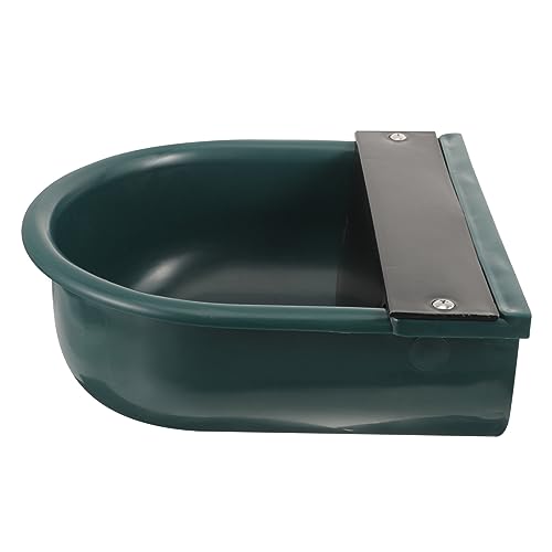 Hemobllo wasserspender für Hunde Futterspender Geflügelfutter Düse Haustier hundenassfutter hundefutter Ziegentränke automatische Kuhtränke automatischer Viehbrunnen Plastik Dark Green von Hemobllo