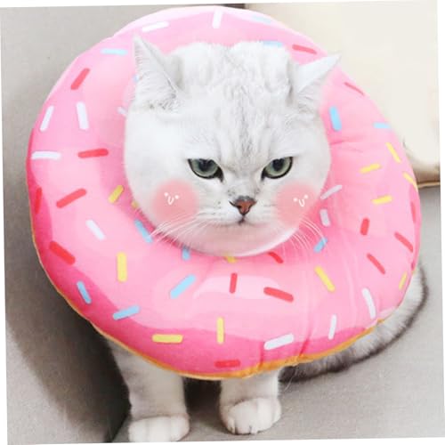 Katzen -Donut -Kragen, 9,8 -Zoll -Weiche Plüsch -Katzenkegelkragen, Donut -Cat -Recovery -Kragen, elisabethanische Kragen, Katzenzapfen, um nach der Operation Keine Kätzchen für Katzen zu lecken Katzen -Donut -Kragen, 9,8 -Zoll -Weiche Plüsch -Katzenkegelkragen, Donut -Cat -Recovery -Kragen, elisabethanische Kragen, Katzenzapfen, um nach der Operation Keine Kätzchen für Katzen zu lecken von Hemore