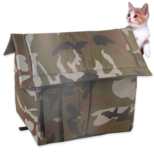 Outdoor Cat House wasserdichte winddichte thermische Oxford -Stoff -Katze Schutz mit Etikettschwamm Füllung Reißverschluss abnehmbarer Außenkatze Kennel, Außenkatze, Katze im Freien, Katze im Freien Outdoor Cat House wasserdichte winddichte thermische Oxford -Stoff -Katze Schutz mit Etikettschwamm Füllung Reißverschluss abnehmbarer Außenkatze Kennel, Außenkatze, Katze im Freien, Katze im Freien von Hemore