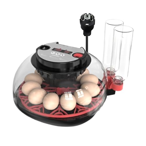 Chicken Incubators for Hatching Eggs, 12 Egg Incubator with Automatic Egg Turning and Humidity Control, 360° View Incubator for Chicken Eggs - for Farm, Lab, Home Chicken Incubators for Hatching Eggs, 12 Egg Incubator with Automatic Egg Turning and Humidity Control, 360° View Incubator for Chicken Eggs - for Farm, Lab, Home von Hemousy