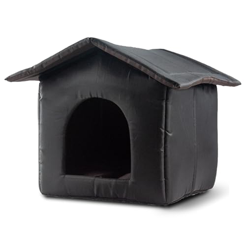 Hemousy Katzenschutzhaus im Freien, Katzenschutzhaus | wasserdichte Warmbett-Wohnung für Welpen - Haustier-Winterhöhlenhaus, Schlafunterschlupf für Outdoor-Katzen, Wildkatzen Hemousy Katzenschutzhaus im Freien, Katzenschutzhaus | wasserdichte Warmbett-Wohnung für Welpen - Haustier-Winterhöhlenhaus, Schlafunterschlupf für Outdoor-Katzen, Wildkatzen von Hemousy