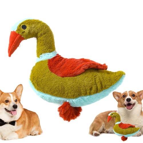 Hemousy Quietschspielzeug für Hunde - Welpenspielzeug für den Innenbereich - Bissfestes, langlebiges, hübsches, quietschendes Kauspielzeug mit Tiermotiv für die Interaktion mit Haustieren von Hemousy