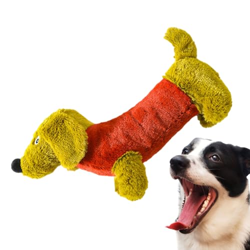 Hemousy Quietschspielzeug für Hunde | Zahnspielzeug für Haustiere,Bissfestes, langlebiges, hübsches, quietschendes Kauspielzeug mit Tiermotiv für die Interaktion mit Haustieren und die Gesellschaft von Hemousy