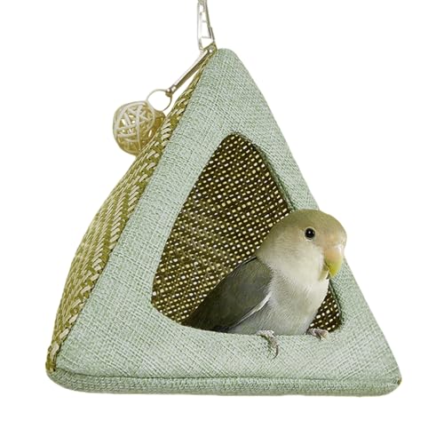 Hemousy Vogel Hängematte für Käfig,Hängbarer Unterschlupf - Atmungsaktives Vogelhaus, Kühlende Schlaf Hängematte Für Ara Und Nymphensittich, Käfig Deko Hemousy Vogel Hängematte für Käfig,Hängbarer Unterschlupf - Atmungsaktives Vogelhaus, Kühlende Schlaf Hängematte Für Ara Und Nymphensittich, Käfig Deko von Hemousy