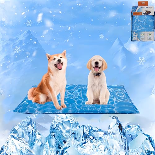 Kühlmatte Hund,Kühlmatte Katze 65 * 50cm,Kühlmatte Bett Kalter Hund,Hundekühlmatte Selbstkühlend Kühlmatte Hund Groß Pet Cooling Mat Kühlkissen Faltbar Kühl Hundedecke Kaltgelpad. Kühlmatte Hund,Kühlmatte Katze 65 * 50cm,Kühlmatte Bett Kalter Hund,Hundekühlmatte Selbstkühlend Kühlmatte Hund Groß Pet Cooling Mat Kühlkissen Faltbar Kühl Hundedecke Kaltgelpad. von HenfuME