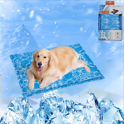 Kühlmatte Hund,Kühlmatte Katze 90 * 60cm,Kühlmatte Bett Kalter Hund,Hundekühlmatte Selbstkühlend Kühlmatte Hund Groß Pet Cooling Mat Kühlkissen Faltbar Kühl Hundedecke Kaltgelpad. Kühlmatte Hund,Kühlmatte Katze 90 * 60cm,Kühlmatte Bett Kalter Hund,Hundekühlmatte Selbstkühlend Kühlmatte Hund Groß Pet Cooling Mat Kühlkissen Faltbar Kühl Hundedecke Kaltgelpad. von HenfuME
