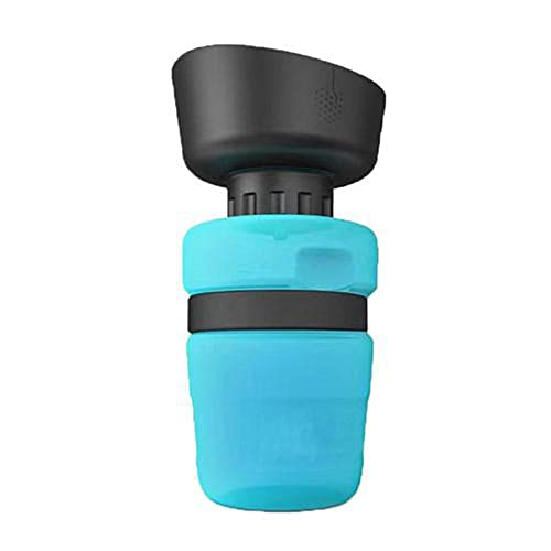 Dog Pet Water Bottle, Collapsible Dog Water Bottle, Dog Travel Water Bottle, Dog Water Dispenser, 18 OZ Pet Water Bottle Sports Squeeze Portable Cup Outdoor Cat and Dog Water Bottle Bowl 2 in 1 von Hengshitong