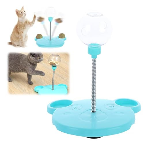 Henjunu Wackelndes Hunde Leckerli Spielzeugs Futterball für Hunde Interaktive Spielzeug Leckerli Ball für Katzen Intelligenzspielzeug zur Förderung Gesunder Essgewohnheiten, Snackball Henjunu Wackelndes Hunde Leckerli Spielzeugs Futterball für Hunde Interaktive Spielzeug Leckerli Ball für Katzen Intelligenzspielzeug zur Förderung Gesunder Essgewohnheiten, Snackball von Henjunu