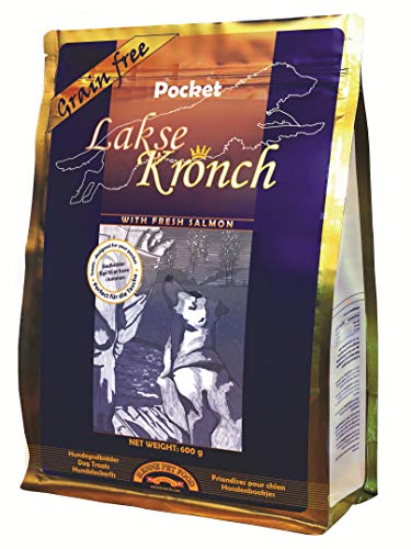 Lakse Kronch Pocket Hundesnacks Leckerlies Getreidefrei 600g von Henne Petfood