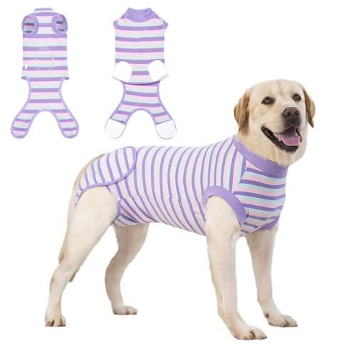 Henofen Genesungsanzug für Hunde nach Operationen, Einteiler für Operationen, weibliche Spays, Haustier-Wundbandagen (L) von Henofen