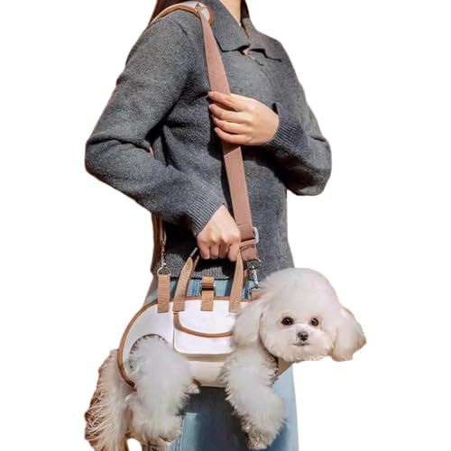 Henofen Hundegeschirr zum Heben, verstellbare Tragetuch für kleine und mittelgroße Katzen, tragbare Haustiertragetasche für draußen, Hundehilfegurt für Senioren, Gelenkverletzungen, Braun L Henofen Hundegeschirr zum Heben, verstellbare Tragetuch für kleine und mittelgroße Katzen, tragbare Haustiertragetasche für draußen, Hundehilfegurt für Senioren, Gelenkverletzungen, Braun L von Henofen
