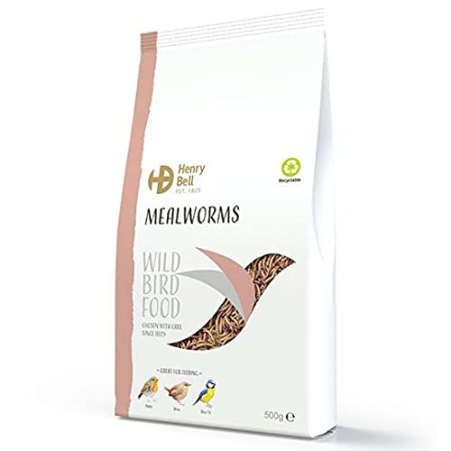 Henry Bell Mehlwurm-Vogelfutter, 1 kg, transparent von Henry Bell