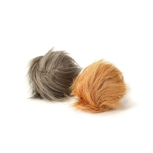 Hepper Furball-Spielzeug-Set: Fuzzy Puffbälle für Katzen – 2 Stück weiche Bälle für Katzen, ideal für den Innenbereich, multisensorisches Katzenballspielzeug mit interner Glocke, eng genäht für Hepper Furball-Spielzeug-Set: Fuzzy Puffbälle für Katzen – 2 Stück weiche Bälle für Katzen, ideal für den Innenbereich, multisensorisches Katzenballspielzeug mit interner Glocke, eng genäht für von Hepper