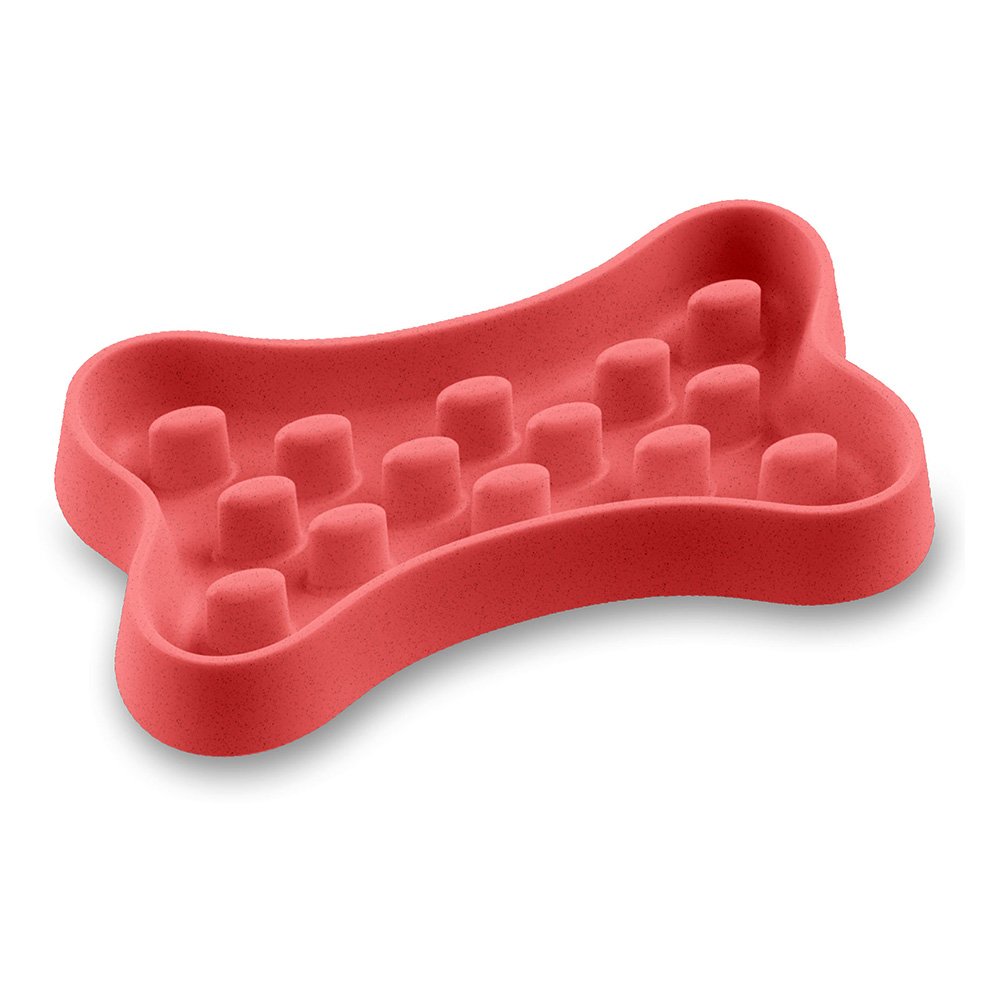 Here Sparky Anti-Schling-Napf Bone - rot: 1,4 l, L 35,9 x B 20,4 x H 5 cm Here Sparky Anti-Schling-Napf Bone - rot: 1,4 l, L 35,9 x B 20,4 x H 5 cm von Here Sparky