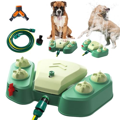 Hundewasserspielzeug, Hundewasserspritze, Tierbadesystem für kleine bis mittelgroße Hunde, Hundesprühspielzeug-Set Hundewasserspielzeug, Hundewasserspritze, Tierbadesystem für kleine bis mittelgroße Hunde, Hundesprühspielzeug-Set von Herjiore