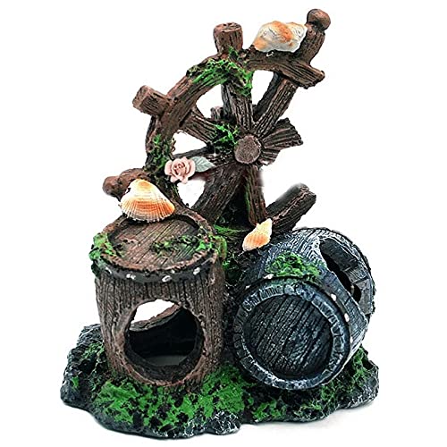 Herklotzn Aquarium-Dekoration, Kunstharz, Basteln, Mini-Retro-Fass-Reproduktion für und Fische Herklotzn Aquarium-Dekoration, Kunstharz, Basteln, Mini-Retro-Fass-Reproduktion für und Fische von Herklotzn