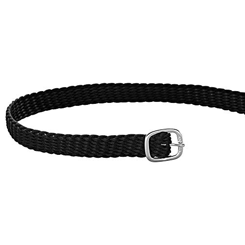 SPRENGER Sporenriemen - 45 cm, Perlon, schwarz / silber, 45 cm, Perlon SPRENGER Sporenriemen - 45 cm, Perlon, schwarz / silber, 45 cm, Perlon von Herm Sprenger