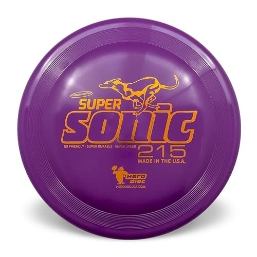 Hero Disc Super Sonic (Taffy) Hundescheibe, 215 mm, Violett von Hero Disc USA