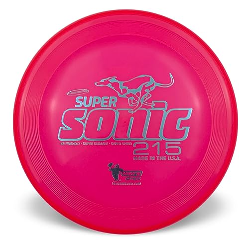 Hero Super Sonic 215 ~ K-9 Candy Material Dog Fliegenscheibe pink von Hero Disc USA