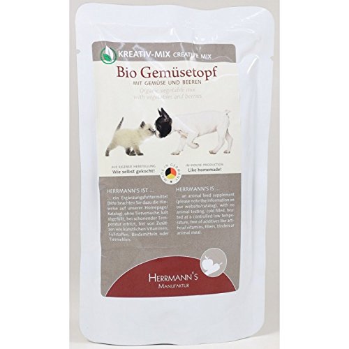 15 Stück (Beutel) Herrmanns Selection Kreativ Mix 100% Bio-Gemüsetopf 150g von Herrmann's