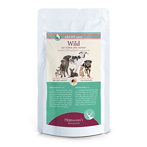 Herrmanns Pouch Leicht Wild Kürbis, Quinoa und Cranberry, 15er Pack (15 x 150 g) von Herrmanns