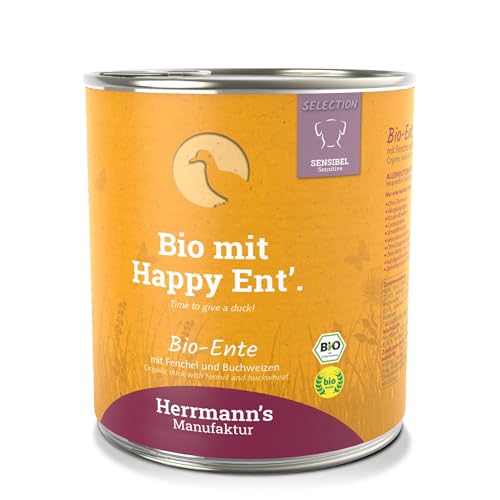 Herrmann's Bio Ente mit Fenchel und Buchweizen 800g DE-ÖKO-001 von Herrmann's