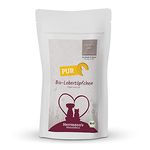 Herrmann's - Kreativ-Mix Bio Lebertöpfchen - 20 x 100g - Nassfutter - Für Hund & Katze Herrmann's - Kreativ-Mix Bio Lebertöpfchen - 20 x 100g - Nassfutter - Für Hund & Katze von IKIMI