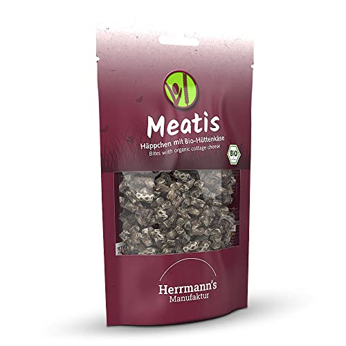 Herrmann's - Meatis Bio Hüttenkäse - 6 x 80g - Snacks - Hundefutter von Herrmann's