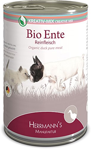 Herrmanns Bio Ente 100 Prozent, 12er Pack (12 x 400 g) von Herrmann's