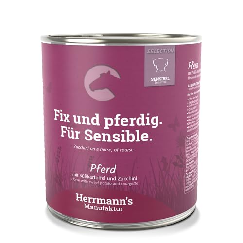 Herrmanns Bio Manufaktur HM Sens. Pferd+Süsskartof. 800g von Herrmann's