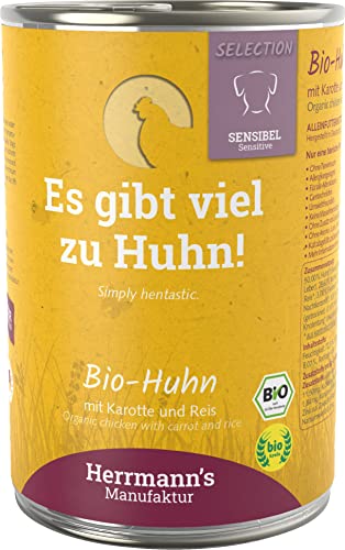 Herrmanns Huhn mit Karotten und Reis, 12er Pack (12 x 400 g) von Herrmann's