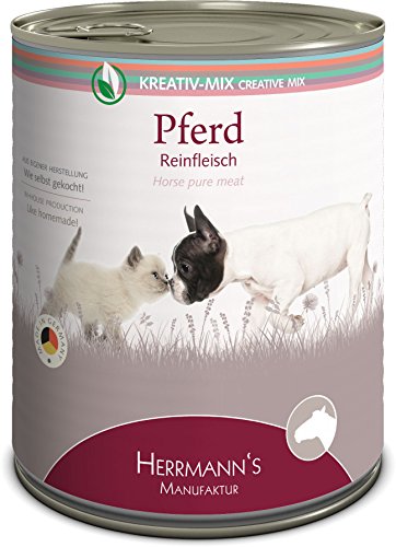 Herrmanns Pferd 100 Prozent, 6er Pack (6 x 800 g) von Herrmanns