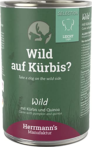 Herrmanns Wild mit Kürbis und Quinoa, 12er Pack (12 x 400 g) von Herrmann's