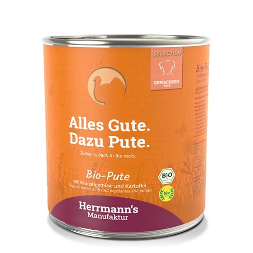 Herrmann's Bio Pute mit Wurzelgemüse, Kartoffeln und Fenchel 800g DE-ÖKO-001 von Herrmanns Manufaktur