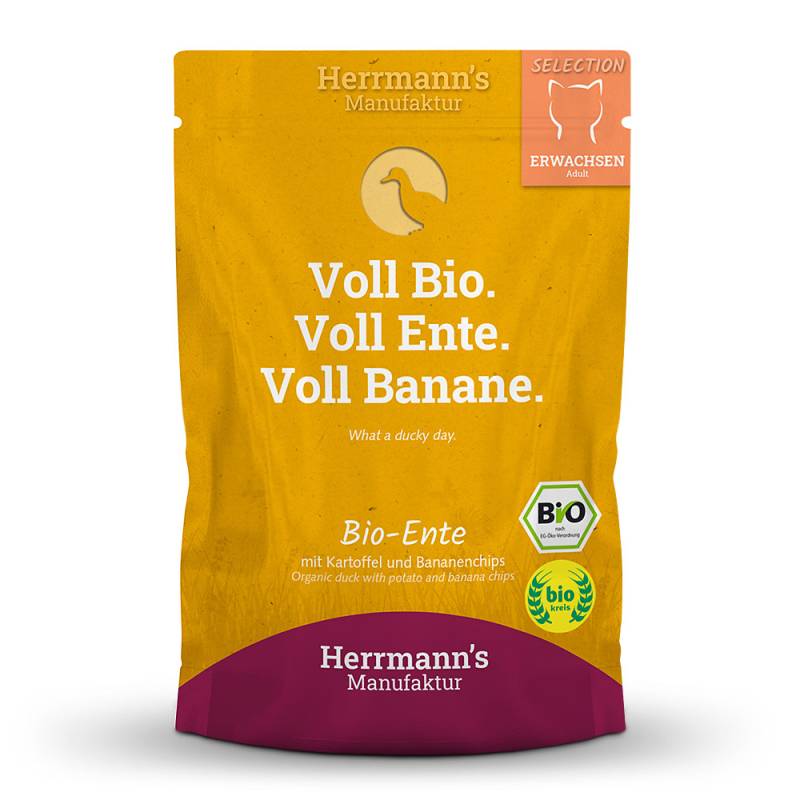 Herrmann's | Bio Ente mit Kartoffeln & Banane | Selection Adult | 100 x 100 g von Herrmanns