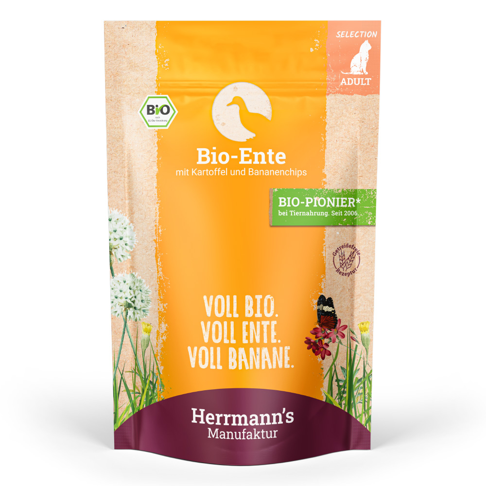 Herrmann's | Bio Ente mit Kartoffeln & Banane | Selection Adult | 60 x 100 g von Herrmanns