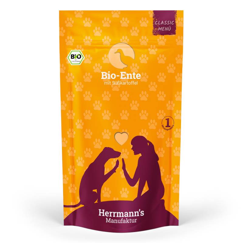 Herrmann's | Bio-Ente mit Süßkartoffeln | Classic | 10 x 130 g Herrmann's | Bio-Ente mit Süßkartoffeln | Classic | 10 x 130 g von Herrmanns