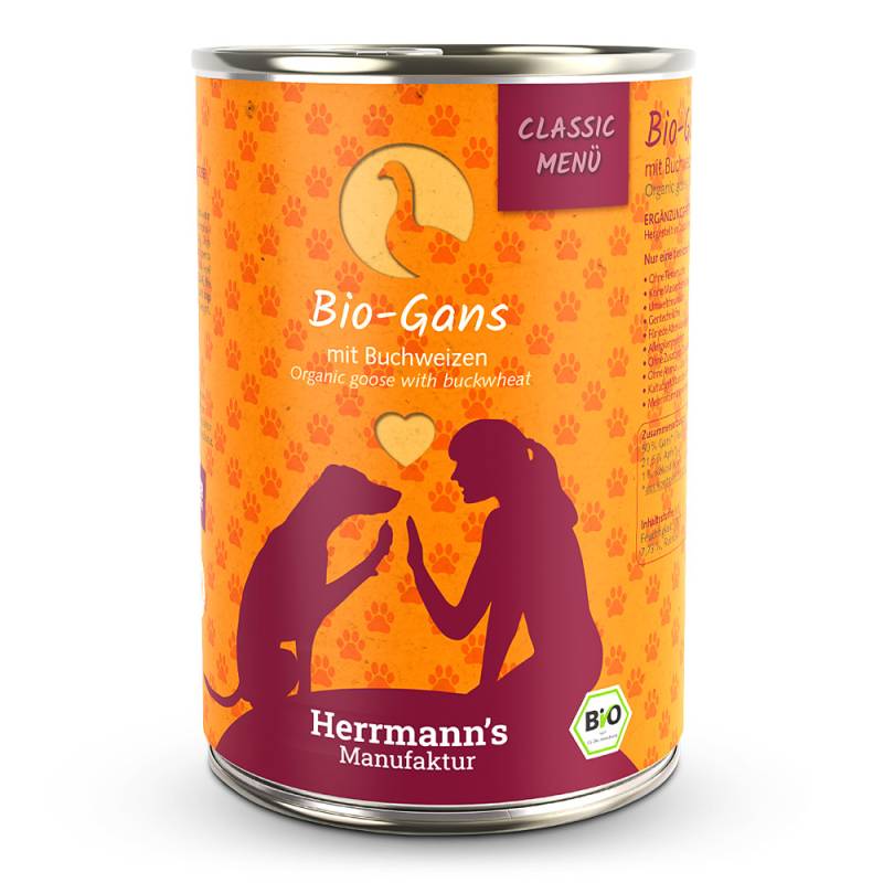 Herrmann's | Bio-Gans mit Buchweizen | Classic | 30 x 400 g von Herrmanns