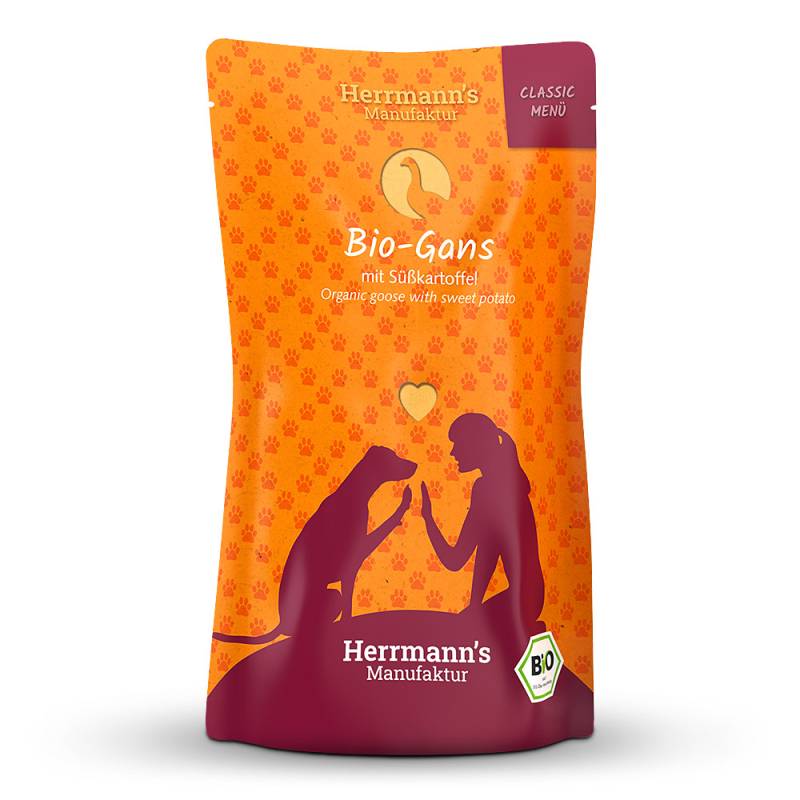 Herrmann's | Bio-Gans mit Süßkartoffeln | Classic | 60 x 130 g von Herrmanns