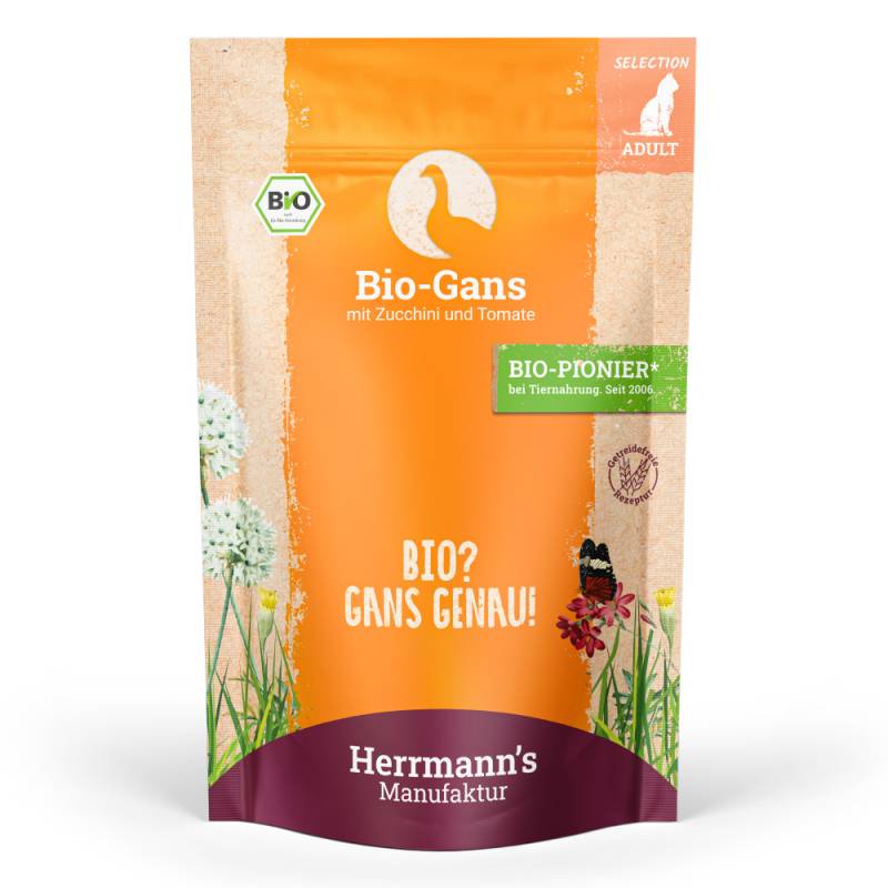 Herrmann's | Bio Gans mit Zucchini & Tomaten | Selection Adult | 12 x 100 g Herrmann's | Bio Gans mit Zucchini & Tomaten | Selection Adult | 12 x 100 g von Herrmanns
