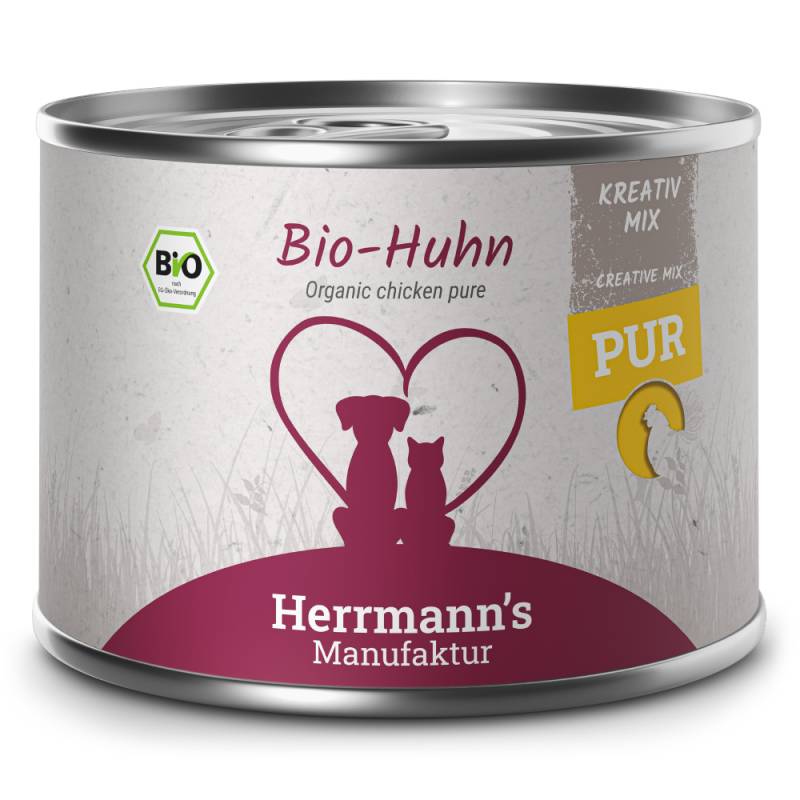Herrmann's | Bio Huhn Reinfleisch | Kreativ-Mix | 60 x 200 g von Herrmanns