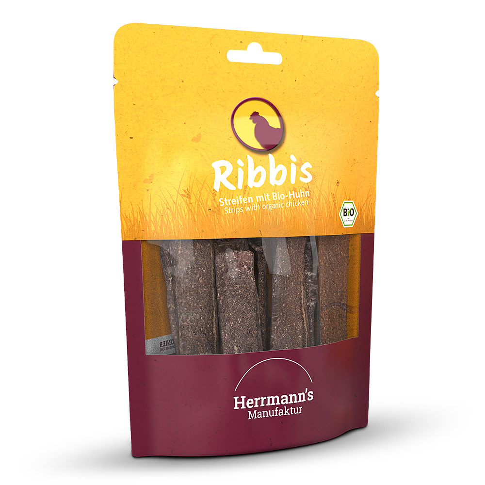 Herrmann's | Bio Huhn | Ribbis | 6 x 80 g von Herrmanns