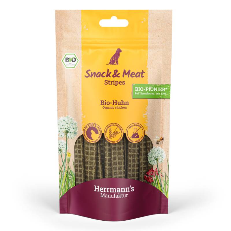 Herrmann's | Bio-Huhn | Snack & Meat Stripes | 80 g Herrmann's | Bio-Huhn | Snack & Meat Stripes | 80 g von Herrmanns