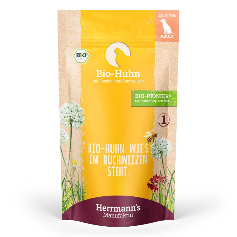 Herrmann's | Bio Huhn mit Fenchel & Buchweizen | Selection Adult | 14 x 150 g von Herrmanns